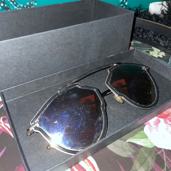 Christian Dior So Real Rise Sunglasses Black Gold - Picture 5 of 14